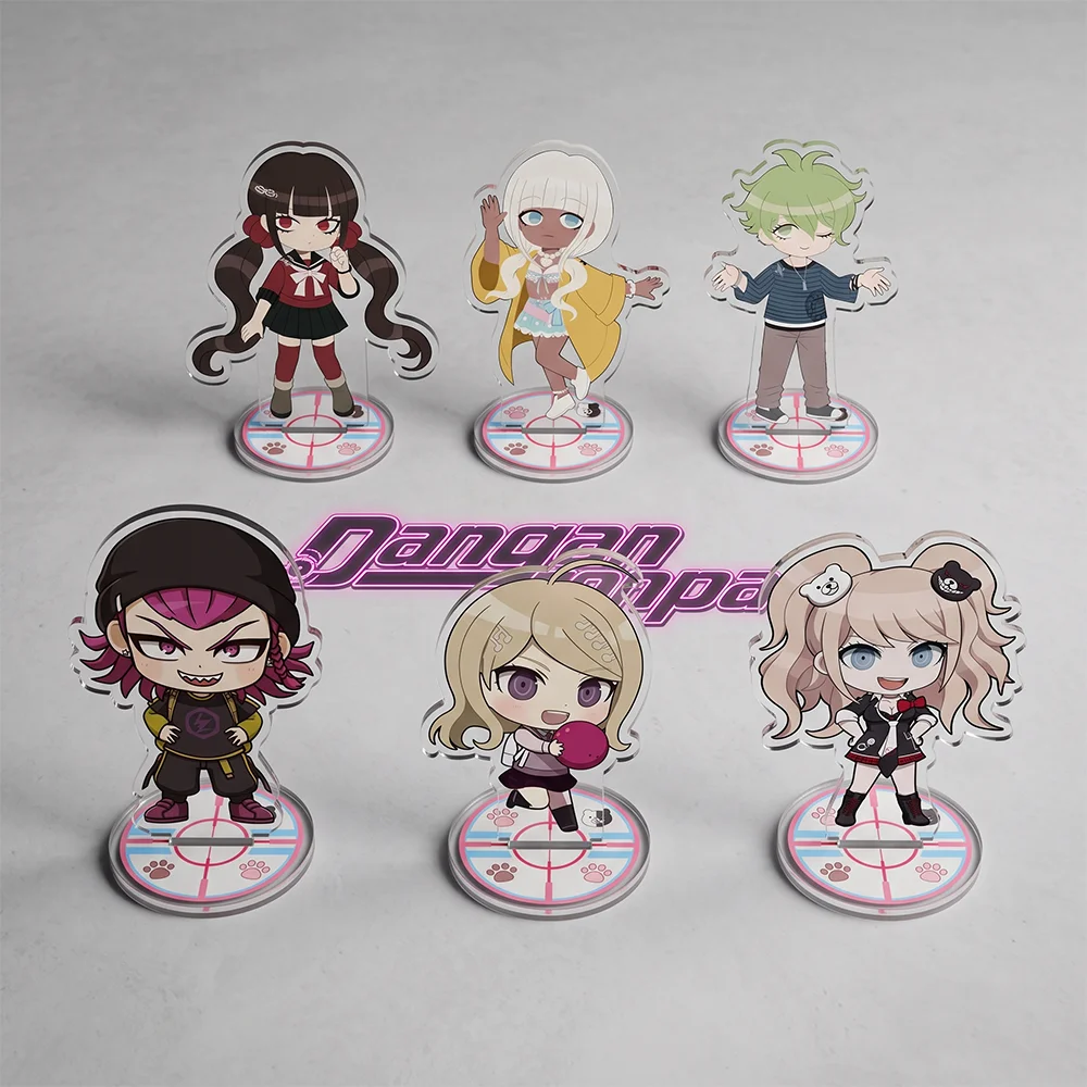 Danganronpa Makoto Kyoko Hajime Nagito Kokichi 10CM Acrylic Stand Keychain 2026 New Anime Stand Desktop Ornament Fans Gift