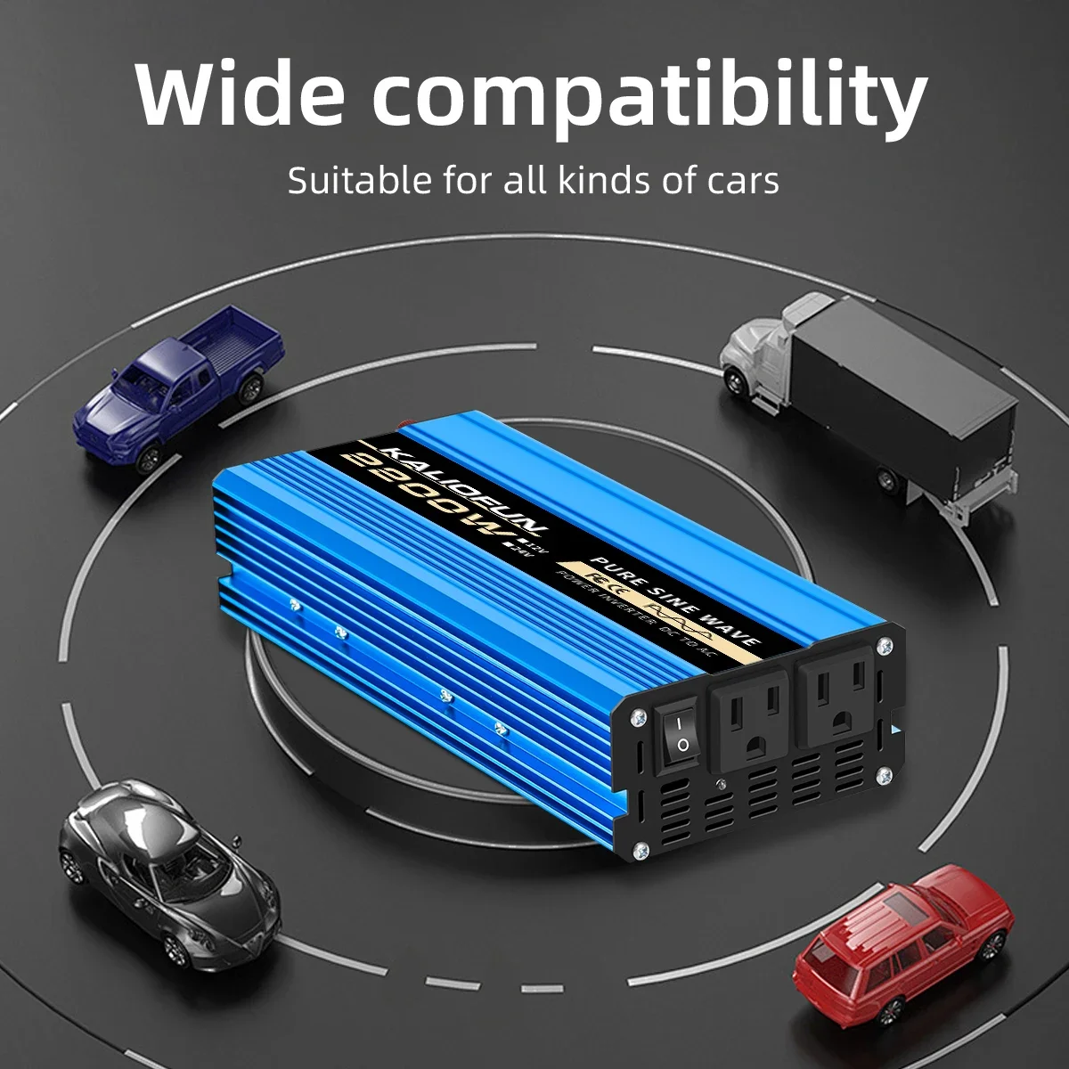 1000 واط 4000 واط 10000 واط 12 فولت 110 فولت العاكس موجة جيبية نقية العاكس أفضل لملحقات السيارات طاقة موثوقة للأنشطة الخارجية #5