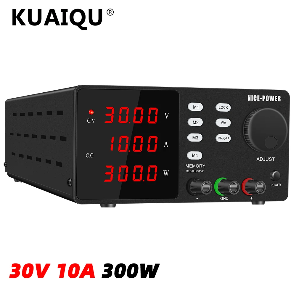 SPPS-S3010 Precision Adjustment Knob Switching DC Power Supply 30V 10A LAB/industry Testing 4 Groups of Memory Function