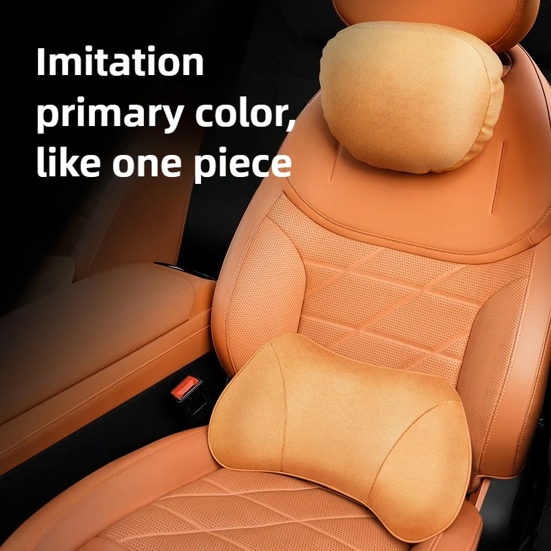 

For Changan Deepal Sl03/S07/L07/S05 Car Headrest Dedicated Waist Rest Neck Pillow Suede Lumbar Support Cushion Accessories