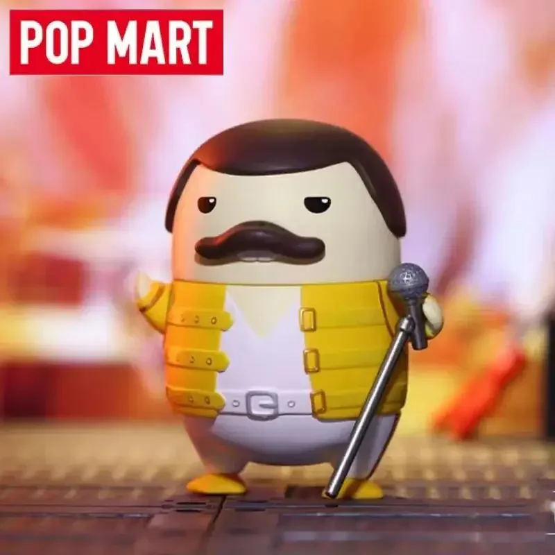 POP MART Duckoo Music Festival Series กล่องสุ่มของเล่น ตุ๊กตาตกแต่งโต๊ะทำงาน ของสะสม ฟิกเกอร์อนิเมะน่ารัก