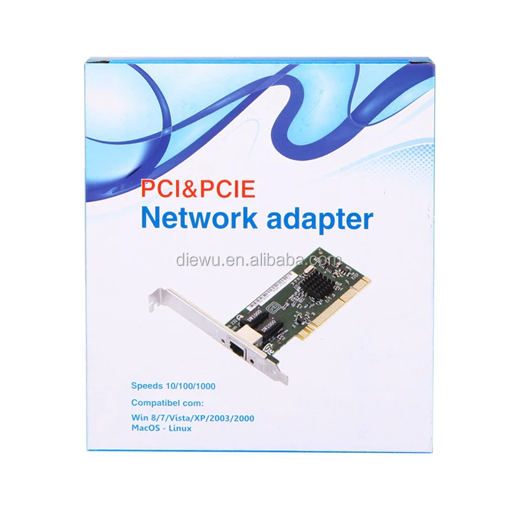 

10/100/1000M бесступенчатая сетевая карта PCI Ethernet-адаптер Драйвер сетевого адаптера Ethernet от технологии Diewu
