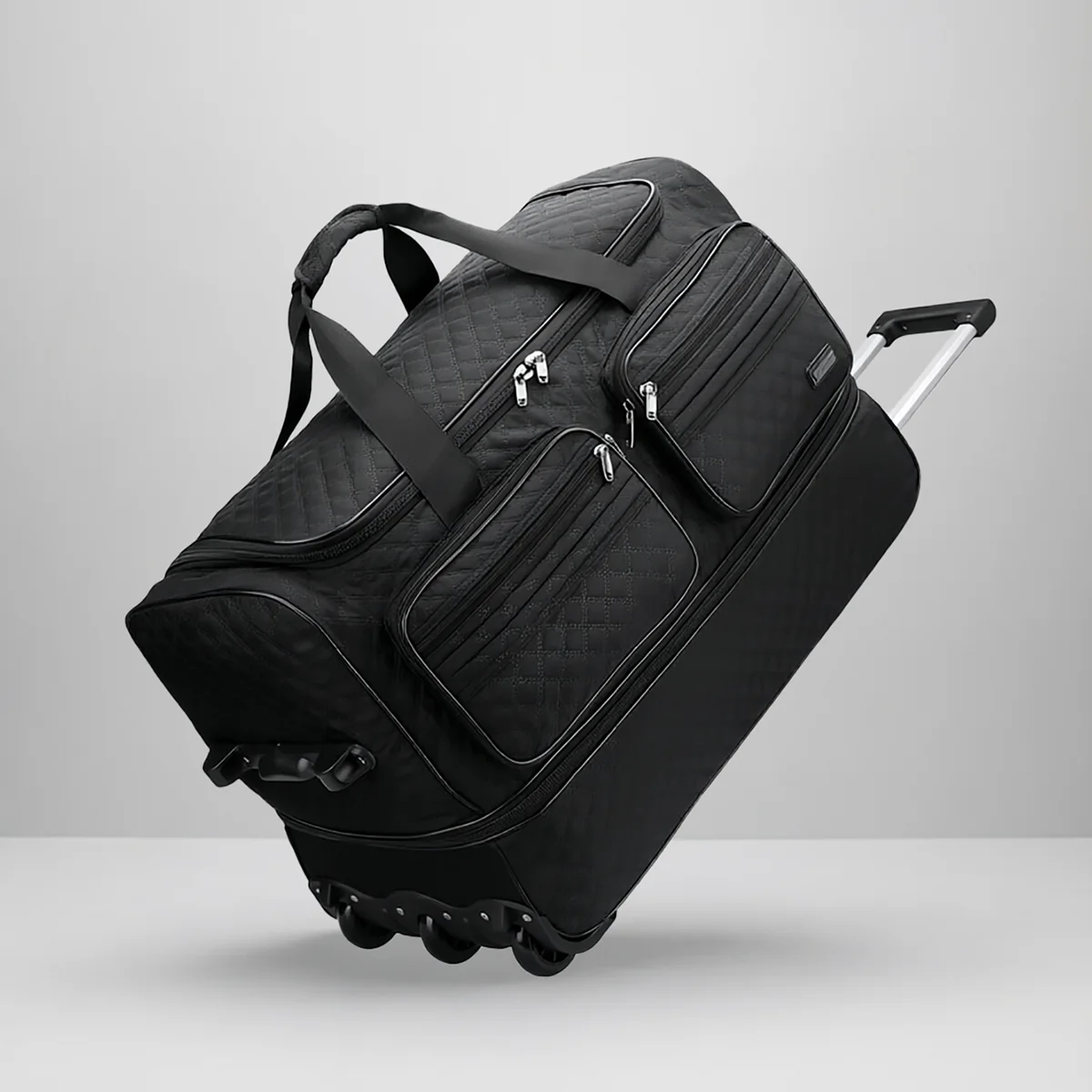 Gepäcktasche mit Rollen für grenzüberschreitende Reisen, geräumige Reisetasche für Geschäftsreisen, Oxford-Stoff-Reisetasche, die ohne Gepäckaufgabe bei Fluggesellschaften genutzt werden kann, Studenten-Koffer. – Detail 13