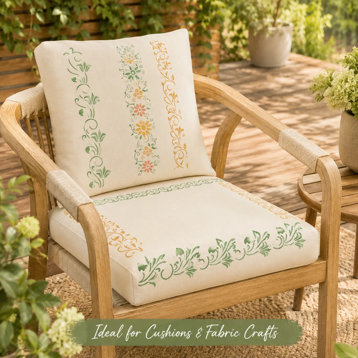 12Pcs Decorative Border Stencils for DIY Decor