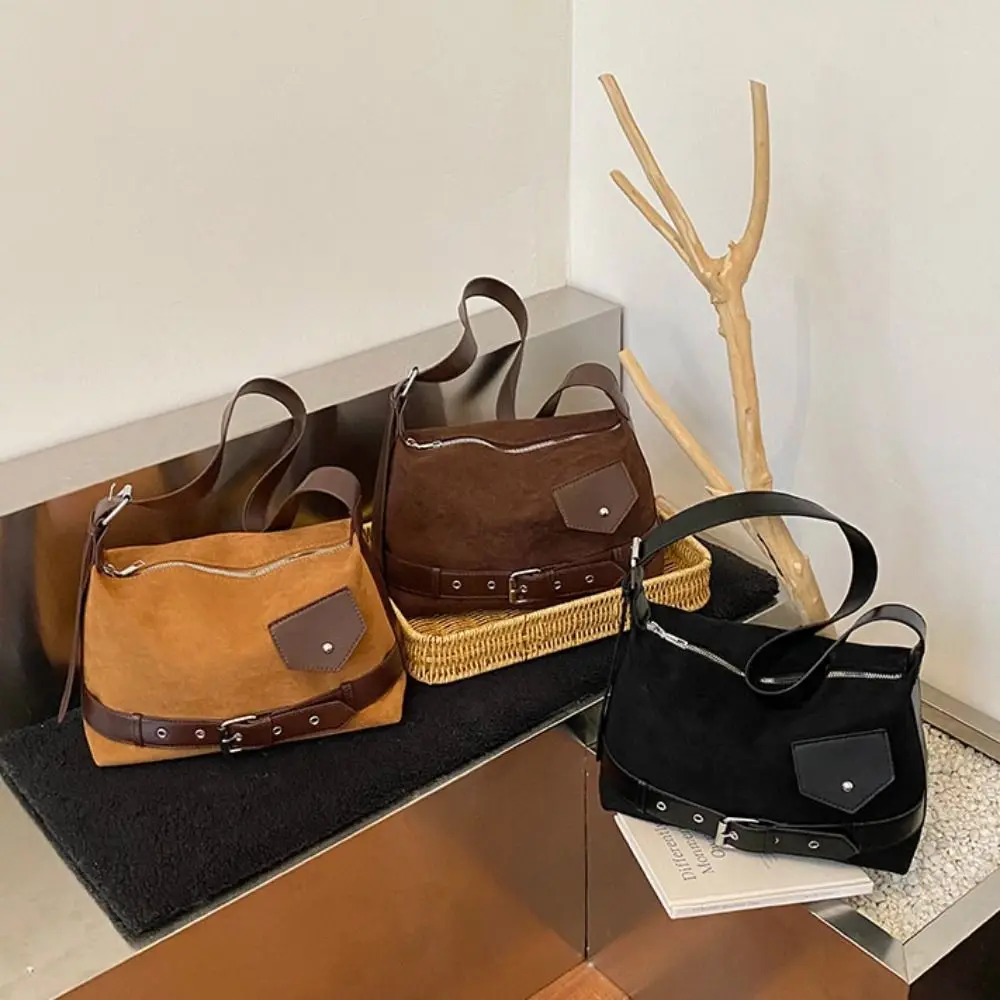 عادية الكورية نمط الجلد المدبوغ حمل حقيبة حمل حقيبة بلون ماتي بولي Hobo حقيبة بولي Leather الجلود سعة كبيرة تحت الإبط حزم مكتب عامل