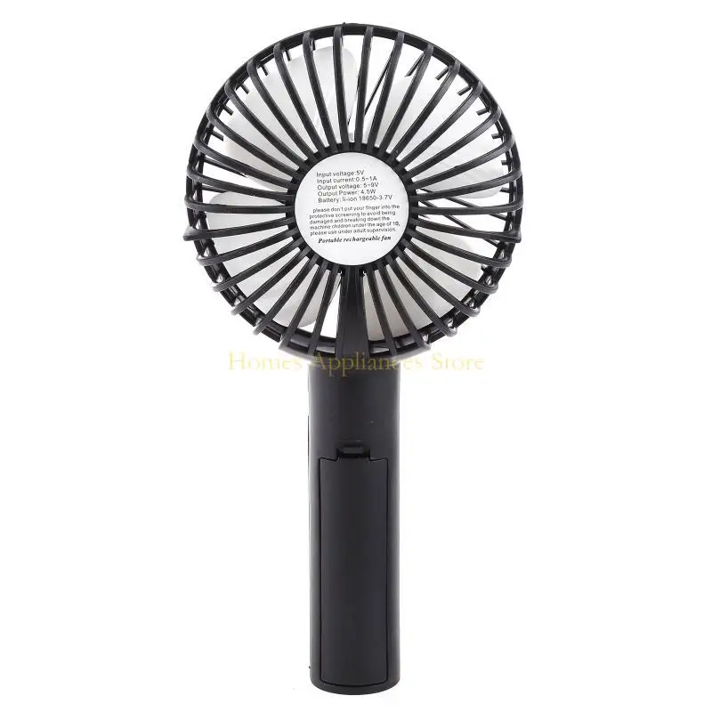 D0AB mini ventilador portátil portátil portátil escritorio enfriamiento baterías recargables con