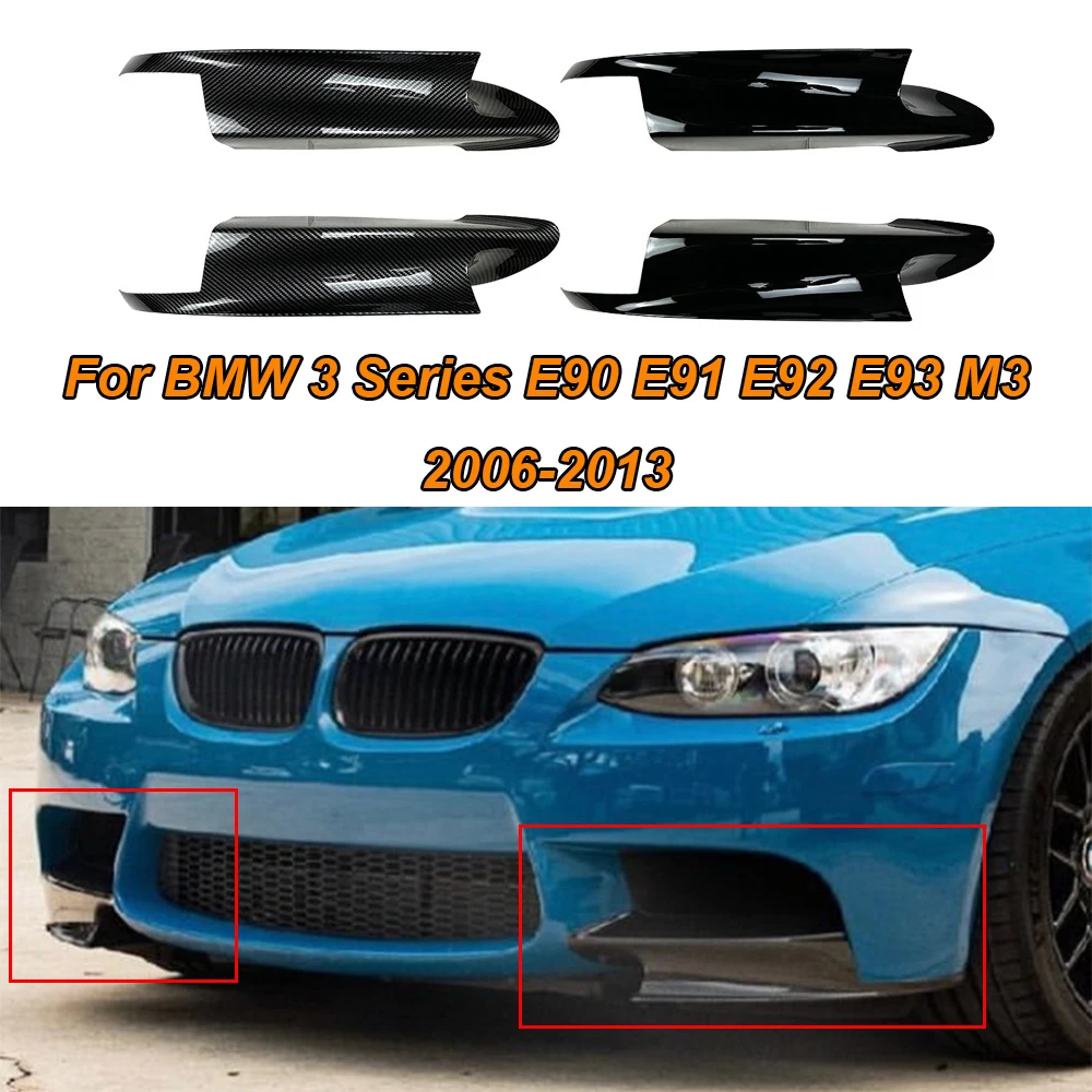 

Для BMW 3 серии E90 E91 E92 E93 M3 2006-2013 Автомобильные аксессуары Автомобильные передние бамперы каналки губа сплиттер кузова крышка