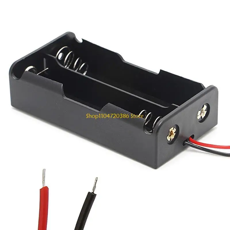 K0EA 5 Pcs 18650 Rechargeable Battery 3.7V Clip Holder Box for Case With Wire