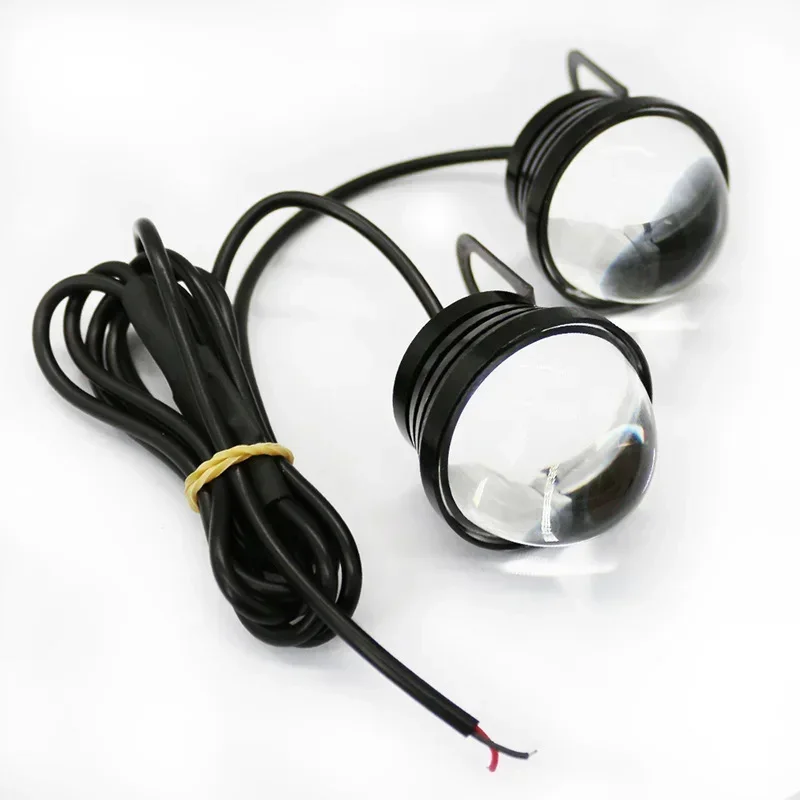 

Car led hawkeye light high power flash fisheye light motorcycle counterattack light general day running lamp Long bright style