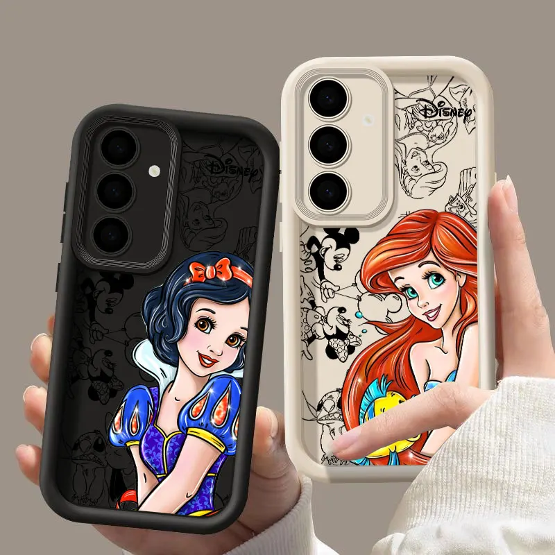 

Disney Princess Snow White Airel Fundas For Samsung Galaxy S26 S25 S24 S23 S22 Plus S21 Ultra S20 FE Case Soft Phone Back Cover