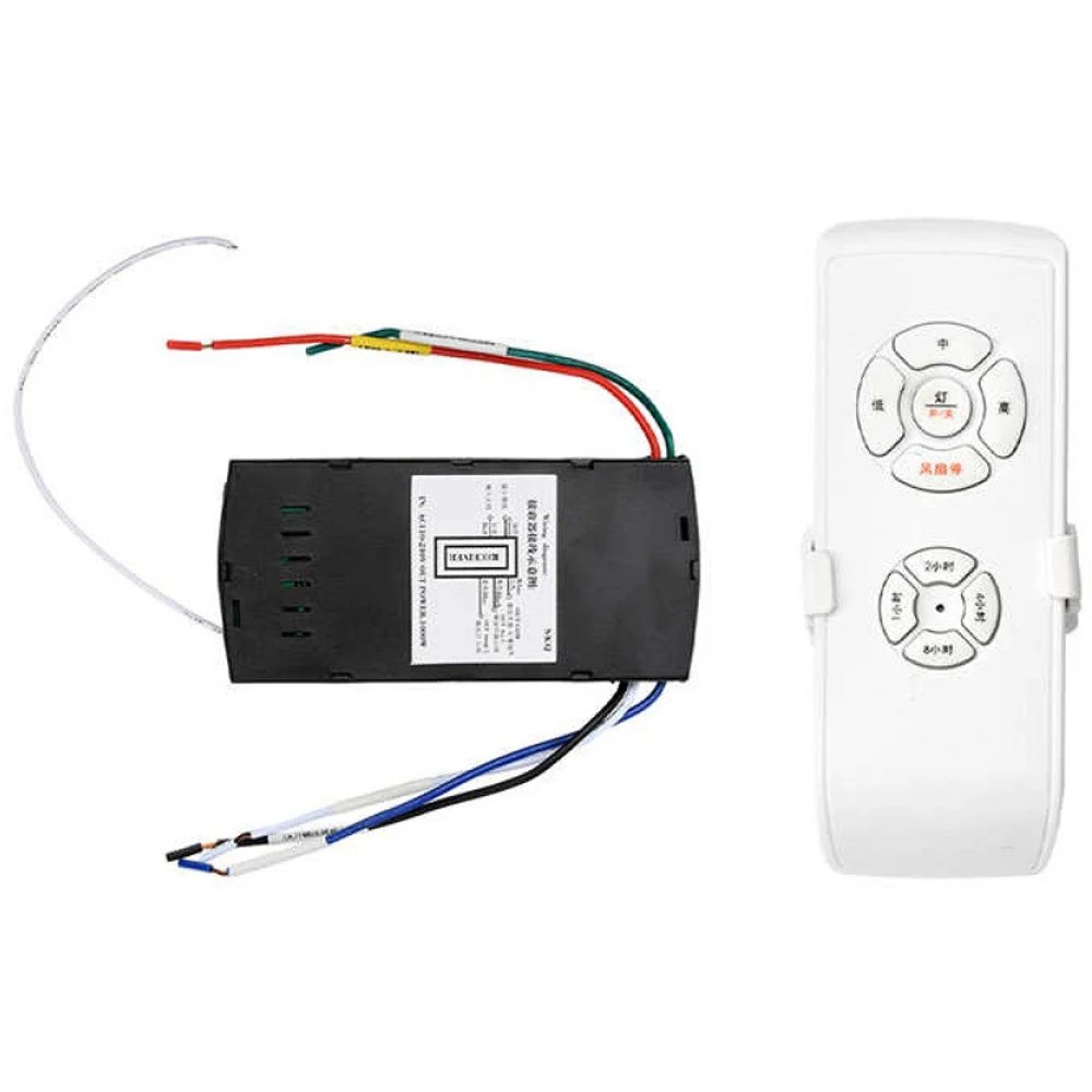 220-240V Fan Light Smart Switch Ceiling Fan Light Adjustable Fan Speed Controller Fan Light Wireless Remote Control Timer Switch