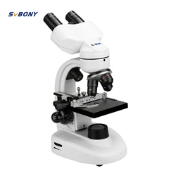 SVBONY SV605 mikroskop biologiczny 40X-1600X lornetka optyczna elektron lornetka mikroskop dla przewodnika z powrotem do szkoły