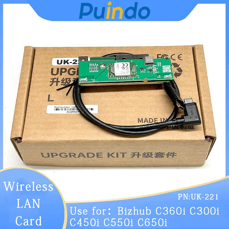 

UK-221 Wireless LAN Card for Konica Minolta Bizhub C360i C300i C450i C550i C650i ACDMWY1 Upgrade Kit