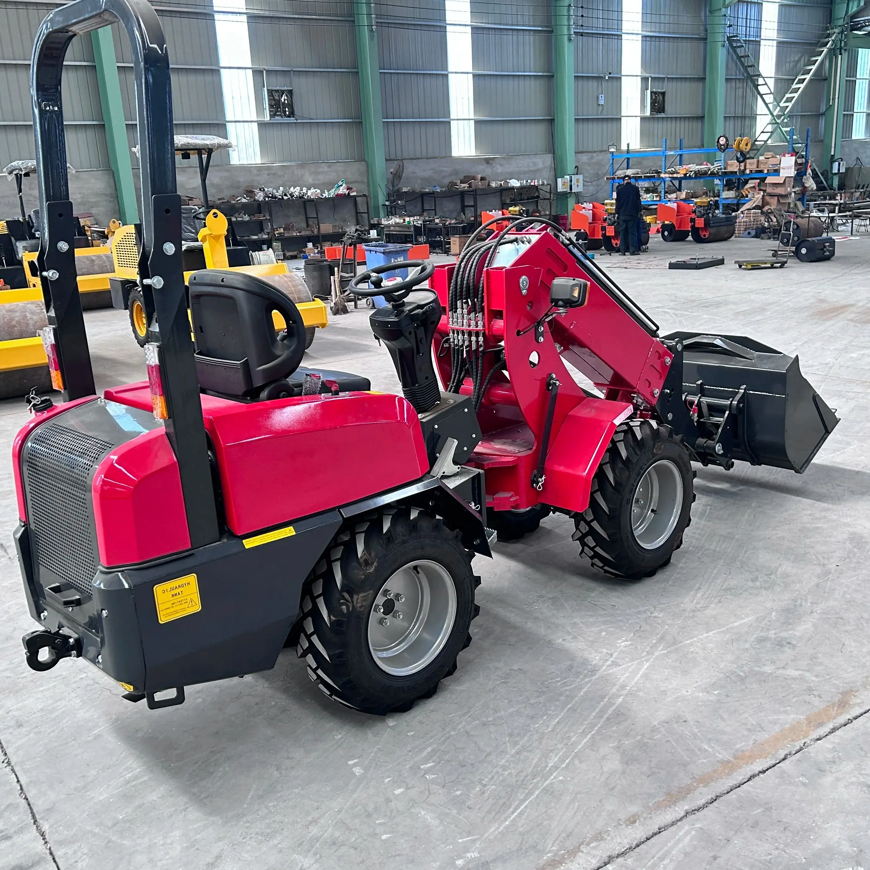 Mini Compact Telescopic Loader Loading and Unloading Machine Telescopic Arm Mini Wheel Loader for Sale