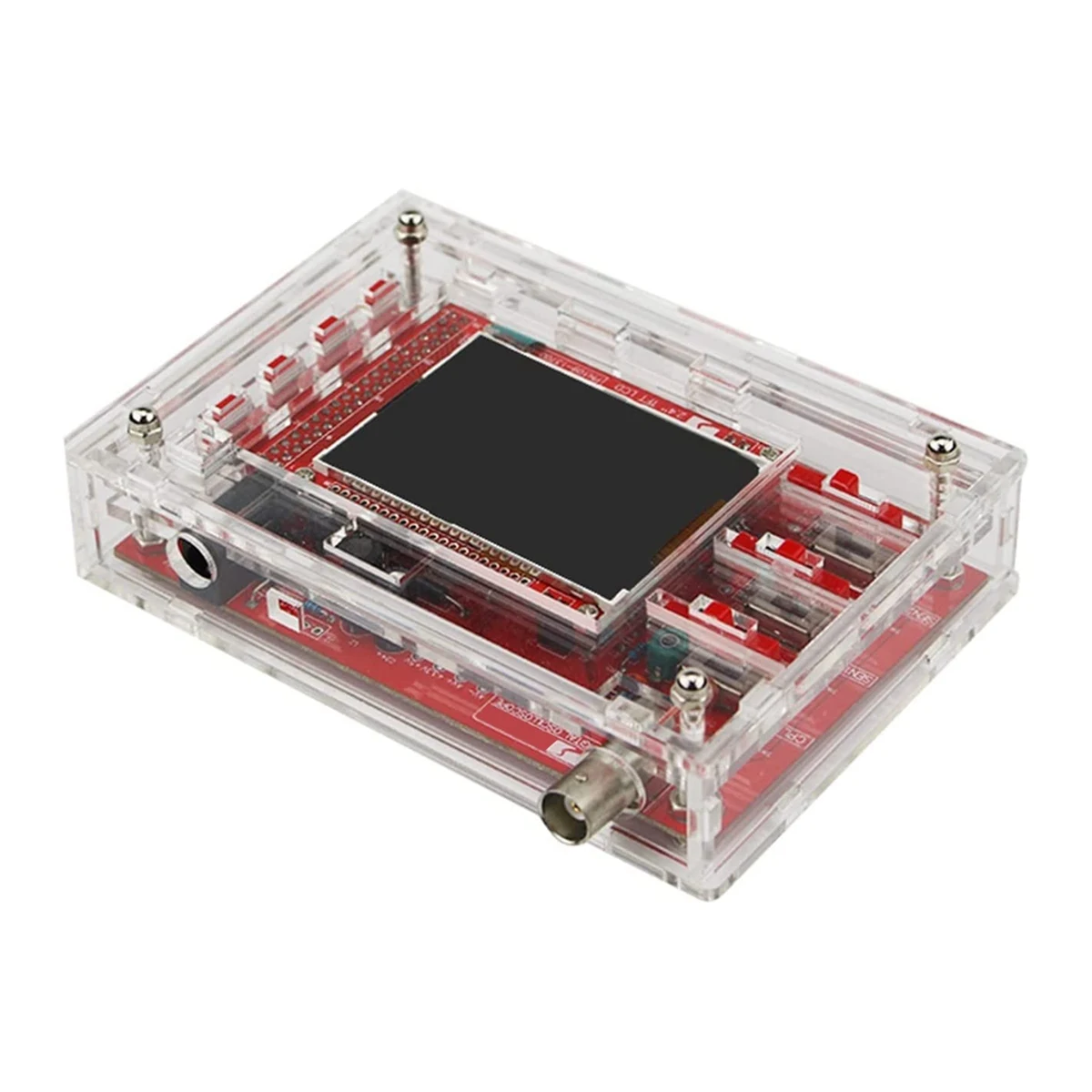 For DSO138 Oscilloscope with Case 2.4 Inch TFT LCD Display 1Msps Sampling Rate Digital Oscilloscope E-Learning Kit