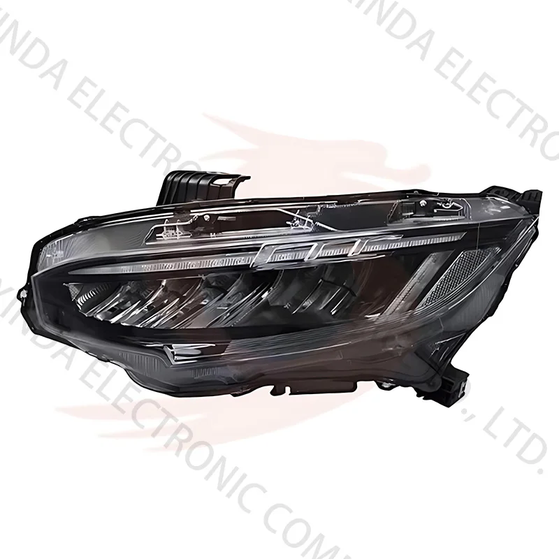 تعديل مجموعة المصابيح الأمامية عالية الجودة مناسبة لسيارة Honda Civic 10th Generation 2016-2021