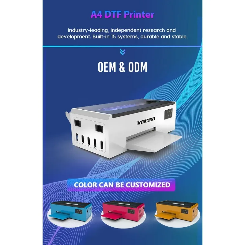 DIY Digital   A4 L805 Inkjet T-shirt Printing Machine Pet Film Transfer DTF Printer