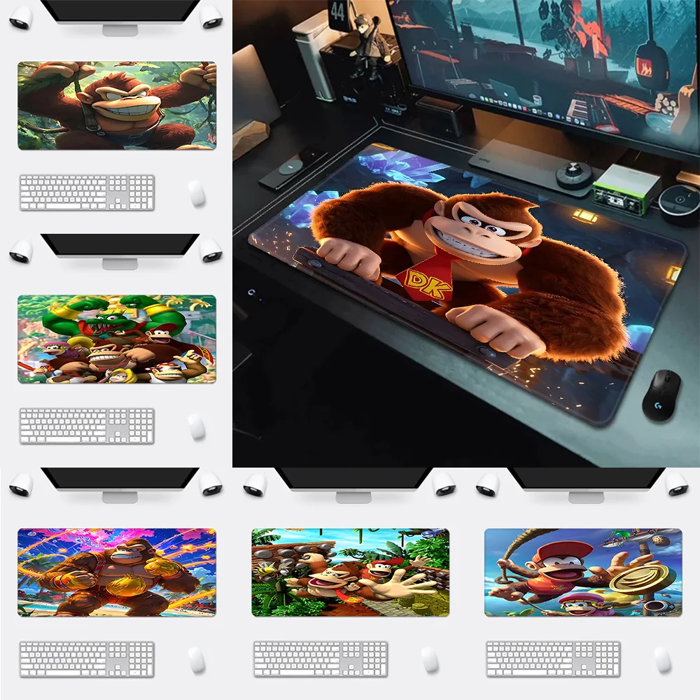 

Donkeyed Kongs Bananzaeds Mousepad HD Printing Computer Gamers Locking Edge Non-slip Mouse Pad XXL90x40cm Keyboard PC Desk Pad