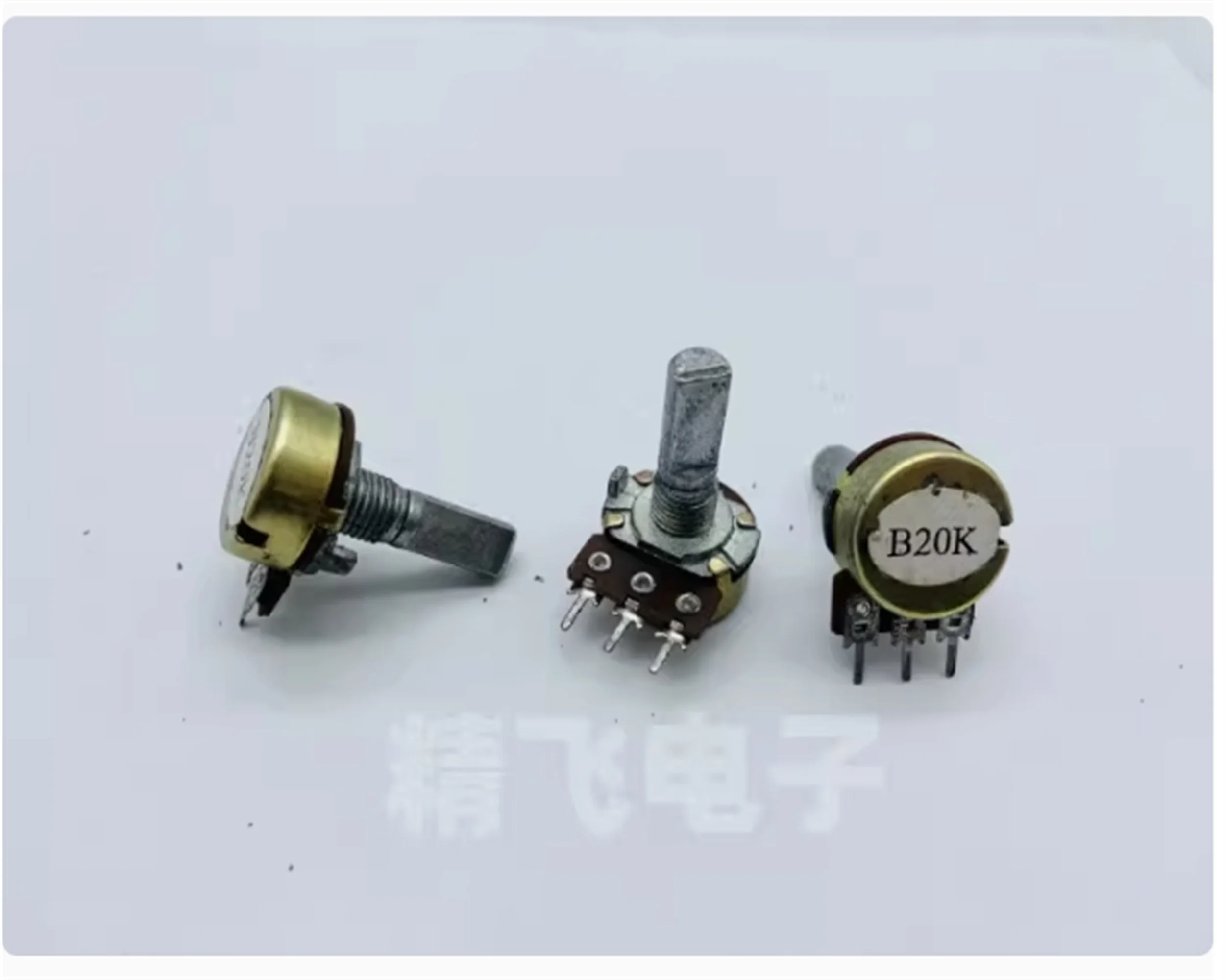 1 piece of high-quality RK16 single potentiometer B20K with shaft length of 20MM