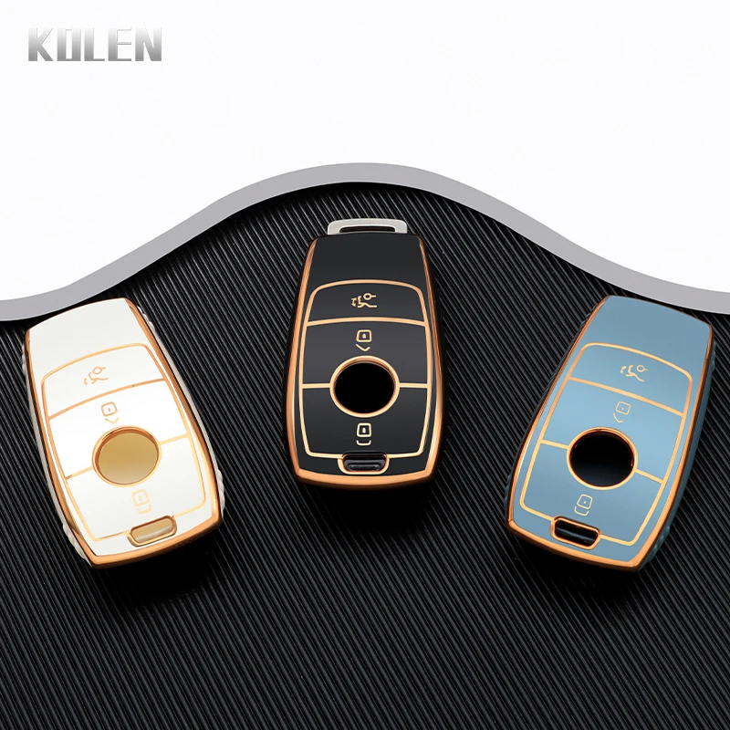 New TPU Car Remote Key Case Cover Shell For Mercedes Benz A C E S G Class GLC CLE CLA W177 W205 W213 W222 X167 AMG Accessories - view 2