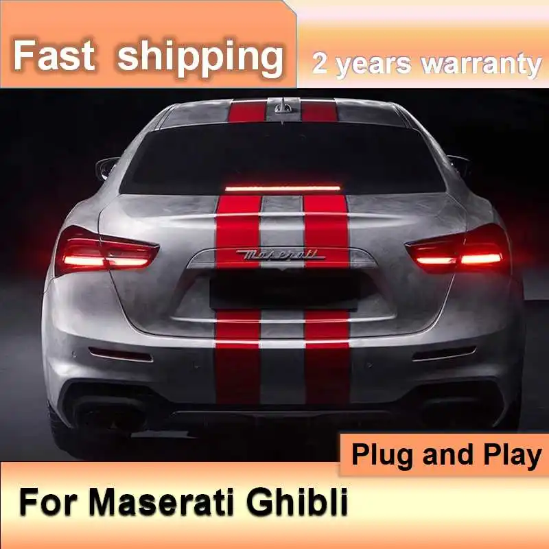 Car Accessories for Maserati Ghibli Tail Lamp 2013-2017 Ghibli Tail Lights DRL Fog Brake Turn Signal Reversing