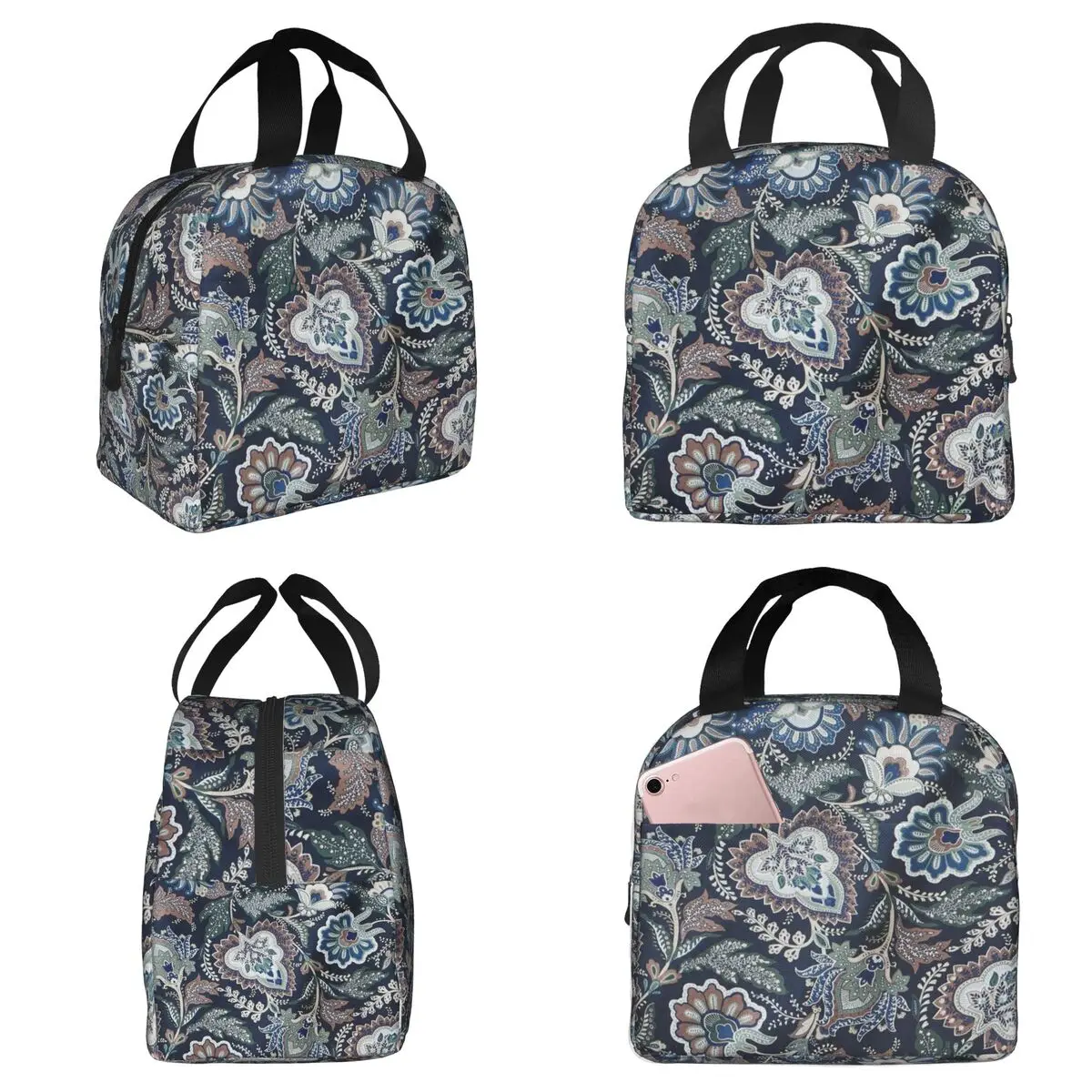 Bolsa térmica para el almuerzo con diseño colorido de Vera Bradley para mujer, caja térmica para comida de oficina, bolsa térmica a prueba de fugas, contenedor para loncheras