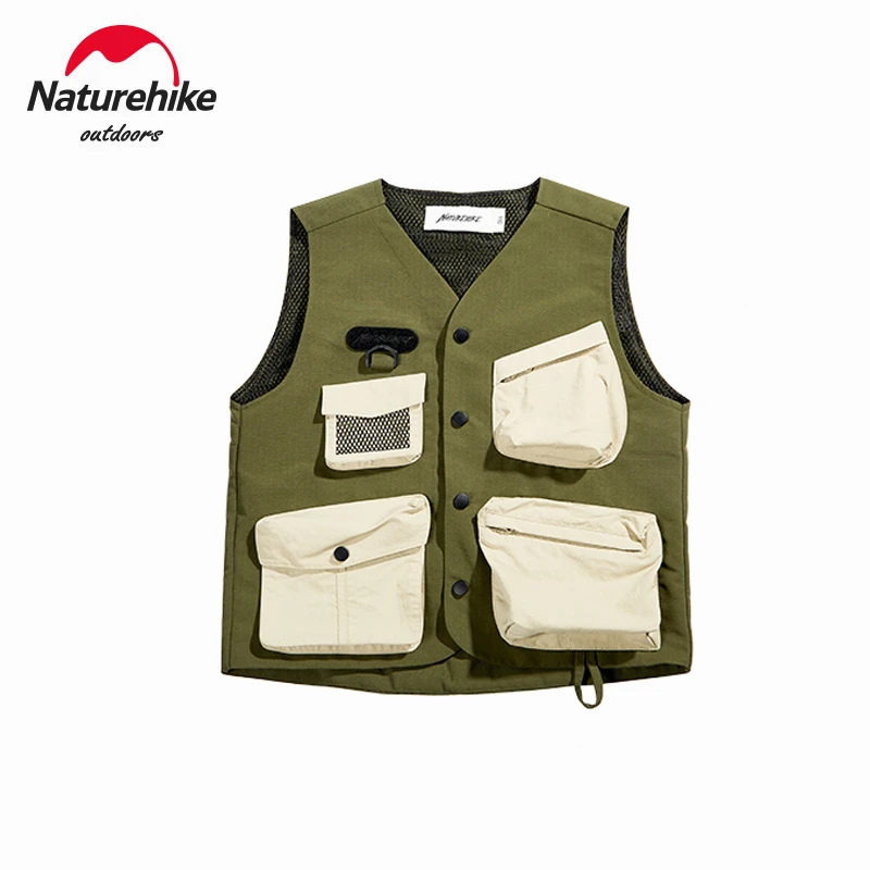 

Naturehike Children Hunting Vest Multi Pocket Outdoor Sports Mountaineering Tooling Vest Waistcoat breathable sleeveless jacket