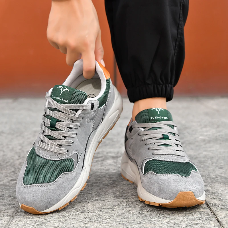 

2025 New Men's Jogging Trainers Casual Sports Shoes Comfortable and Versatile Unisex Walking and Jogging Shoes