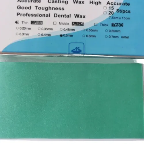 Sustrato de cera verde Dental multimodelo, patrón de cera de fundición, cera auxiliar fina y áspera, materiales de laboratorio Dental
