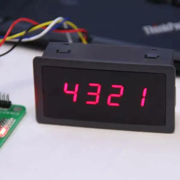 

4-Digit 7-Segment Display Module – 74HC595 Static Driver for Arduino, Digital Meter / Voltage Tester