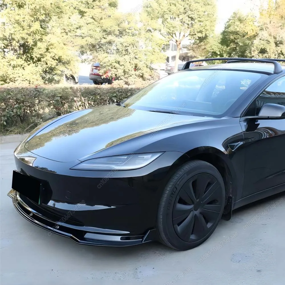 

Для Tesla Model 3 Highland 2024: Новый глянцевый черный сплиттер-диффузор (губа-спойлер) на передний бампер из АБС-пластика для тюнинга кузова