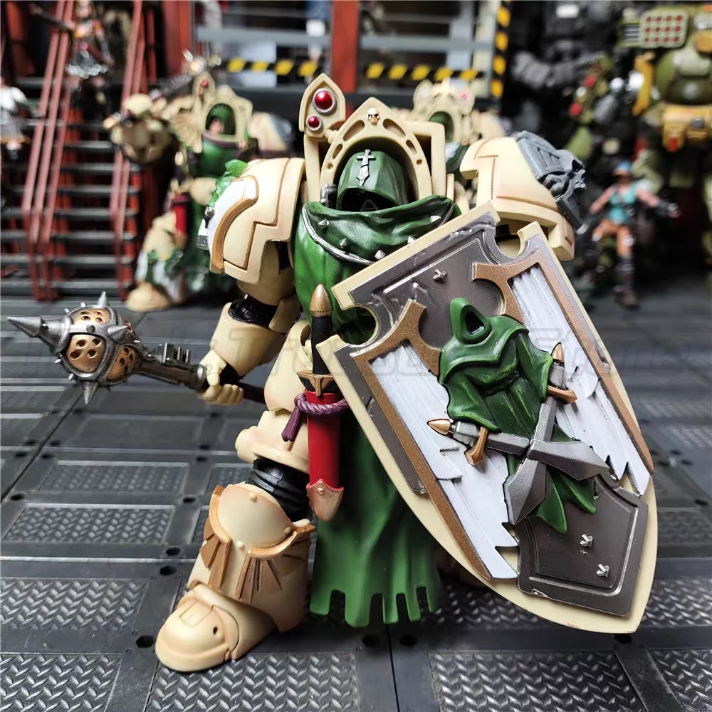 【MT】JOYTOY Warhammer 40K Dark Angel Deathwing Knight 3 قطع أنيمي العسكرية لعبة مجسمة هدية 1/18 عمل الشكل
