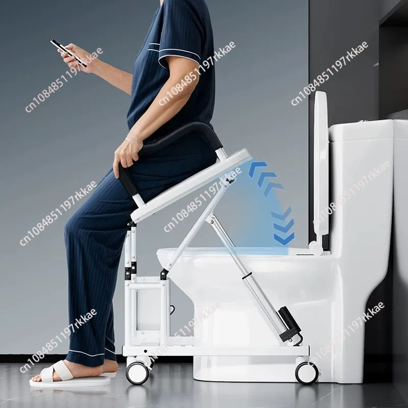 Smart Electric Raised Toilet Seat For Seniors With Armrests - Commode Lifter With Tool-Free Setup & Non-Slip Surface
