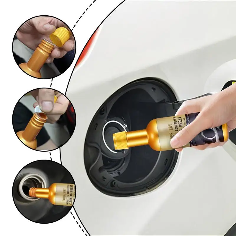 Emissions System Cleaner Effective Carbon Remover For Car 120ml Engine Carbon Cleaner For Catalytic Converters Car Engine