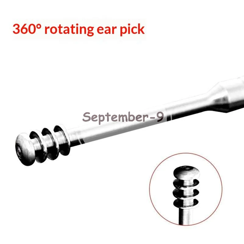 6 Pcs Stainless Steel Ear Wax Removal Tool Ergonomic Daily Home Travel