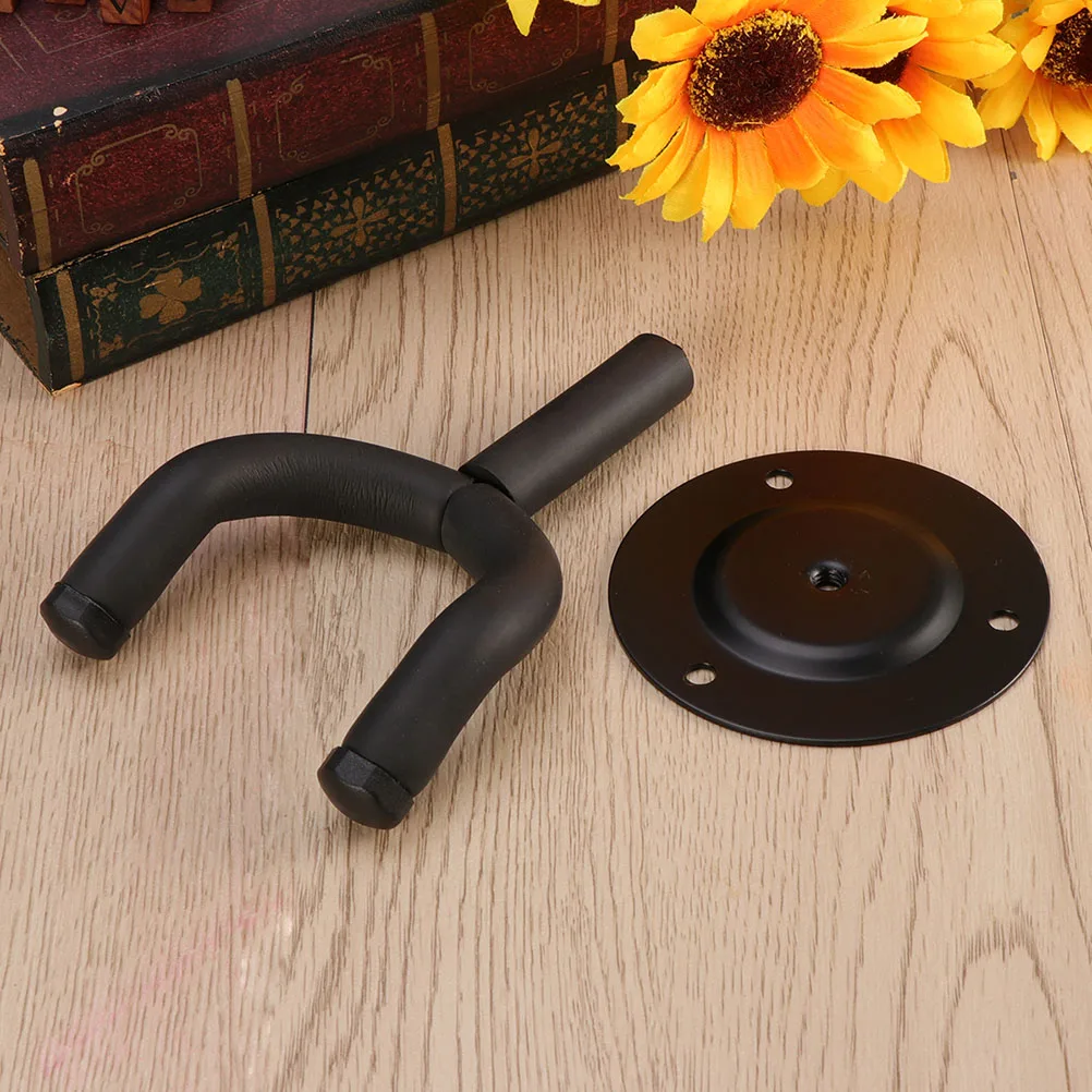 

8 Pcs Guitar Hook Instrument Hangers Wall Mounted Holder Bass Organization for Black