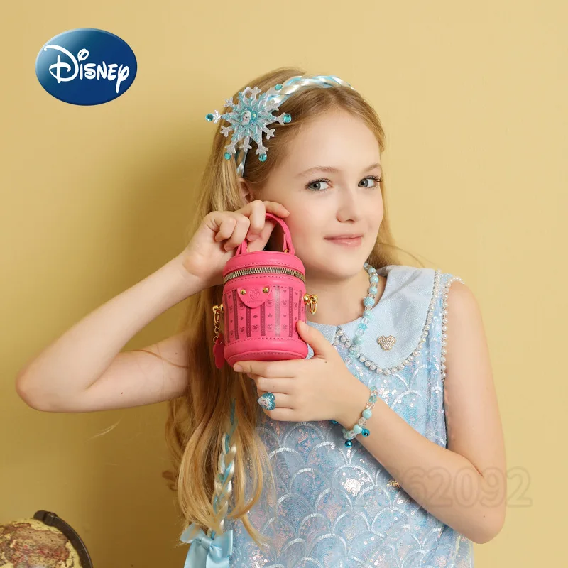 Disney nuevo Mini bolso de marca de lujo de moda Mini bolso de hombro para niñas bolso de hombro tipo bandolera informal de dibujos animados para niñas de alta calidad