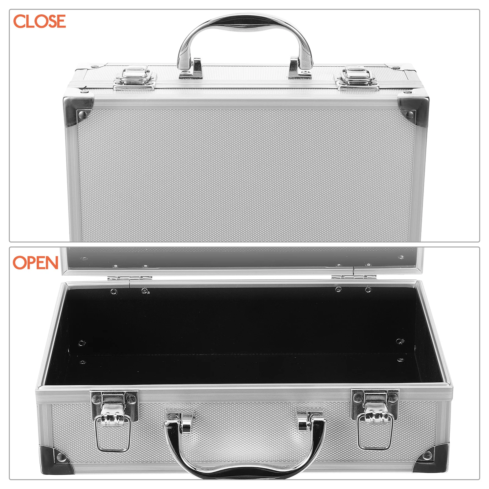 

Sturdy Heavy Duty Toolbox Aluminum Alloy Portable Storage Box For Mechanics Maintenance Durable Tool Organizer Use
