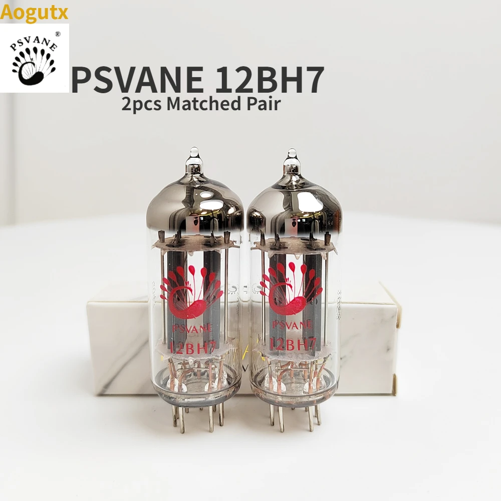 PSVANE 12BH7 Vacuum Tube Replaces 12BH7A 6N6 7119 for HIFI Audio Valve Electronic Tube Amplifier Kit DIY Matched Quad