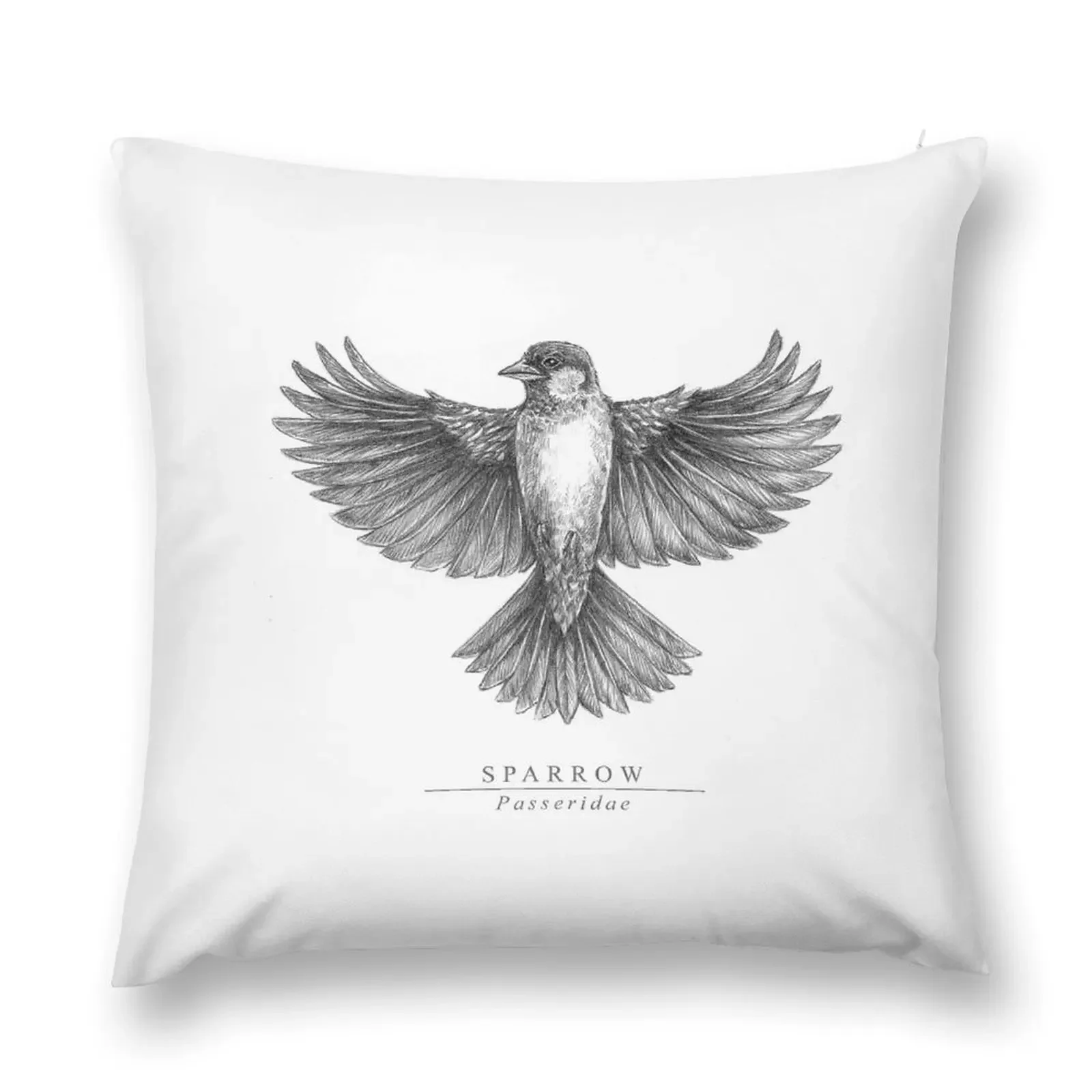 Sparrow Spreading Wings Throw Pillow Sofa Covers For Living Room Pillow Case Christmas pillow