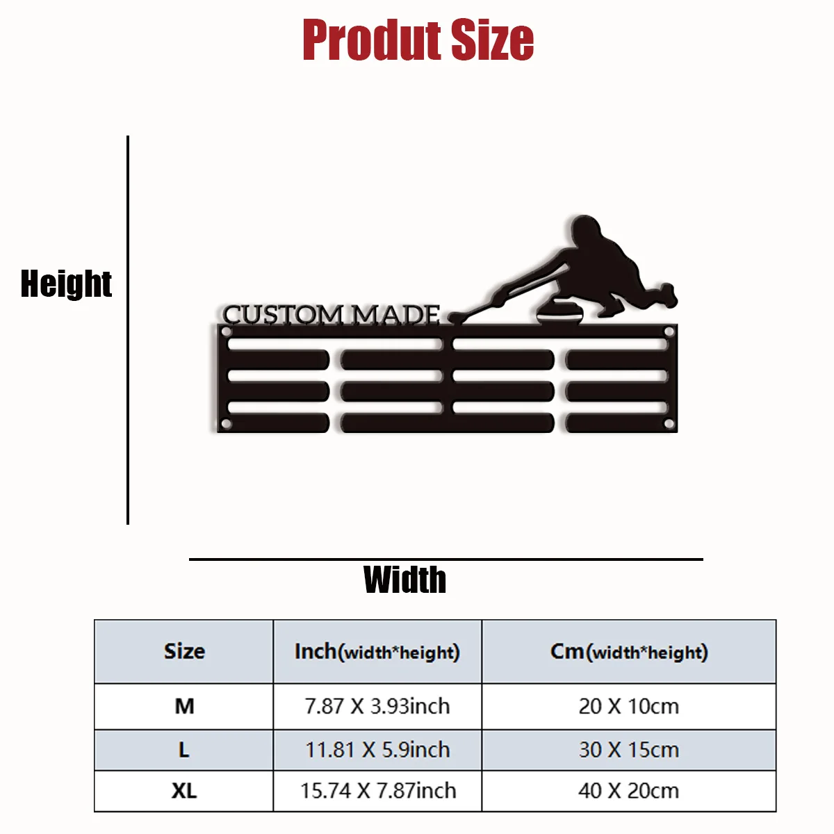 Customized trophy display rack, advanced metal structure with adjustable hooks, sports award storage, academic honor display rac