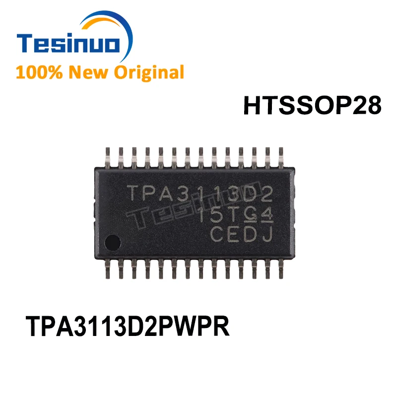 5PCS New TPA3113D2PWPR HTSSOP-28 Low Power High Clear Sound Mono Class D Amplifier Home Audio In Stock Fast Shipping