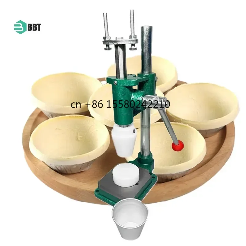 Manual Professional Pie Pastry Tart Shells Press Machine Mini Tart Shell Making Tool for Home Baking Kitchen Use
