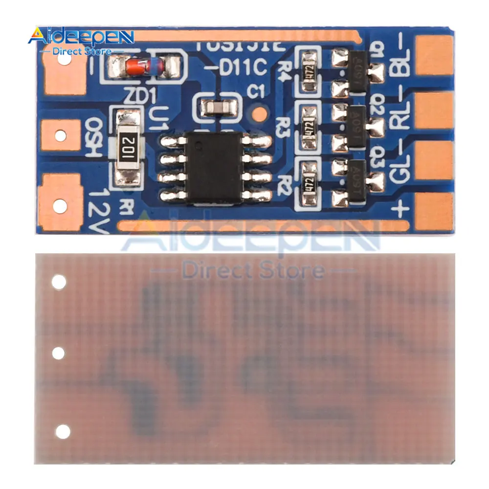 DC 5 V-12 V 2A RGB โมดูล 11 ชนิดปุ่มโหมดสวิทช์สีโมดูล High Current Drive Circuit Board