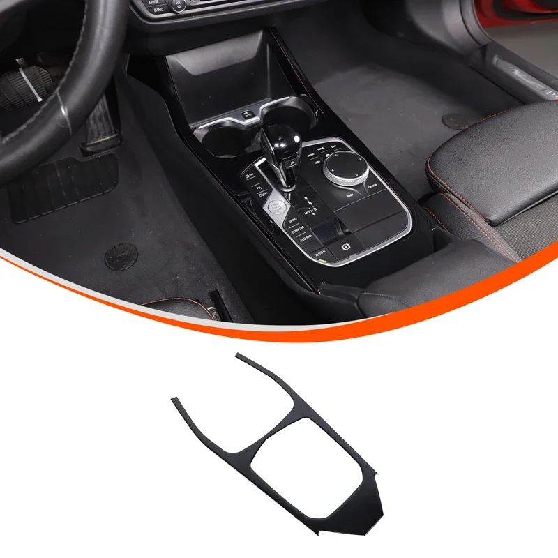 

For BMW 2 Series Gran Coupe F44 2020 + Car central control gear panel frame PVC central control gearbox sticker Auto Accessories