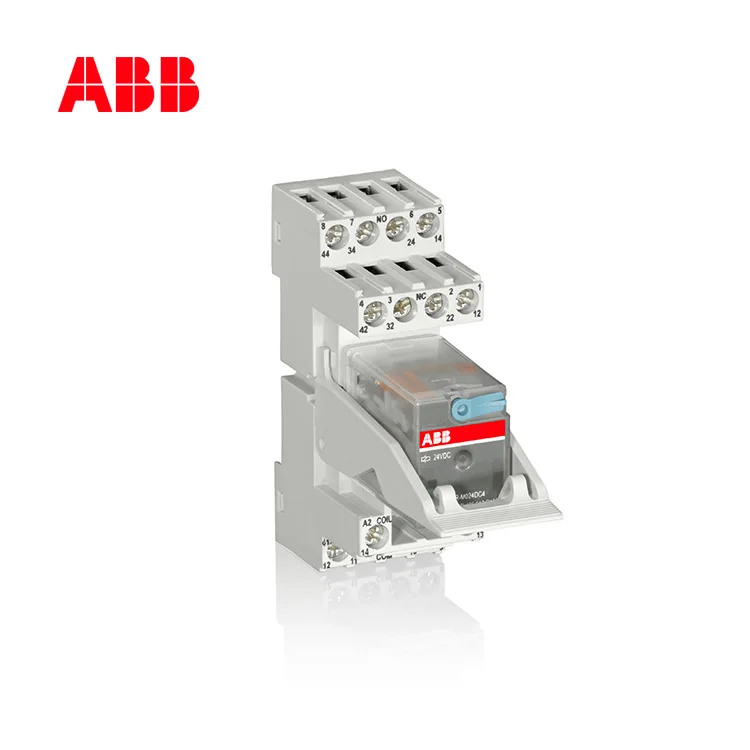 2025 ABB مرحل متوسط CR-M024DC2L 24VDC مع مصباح 2co مخرج 10050157 واجهة توصيل #3
