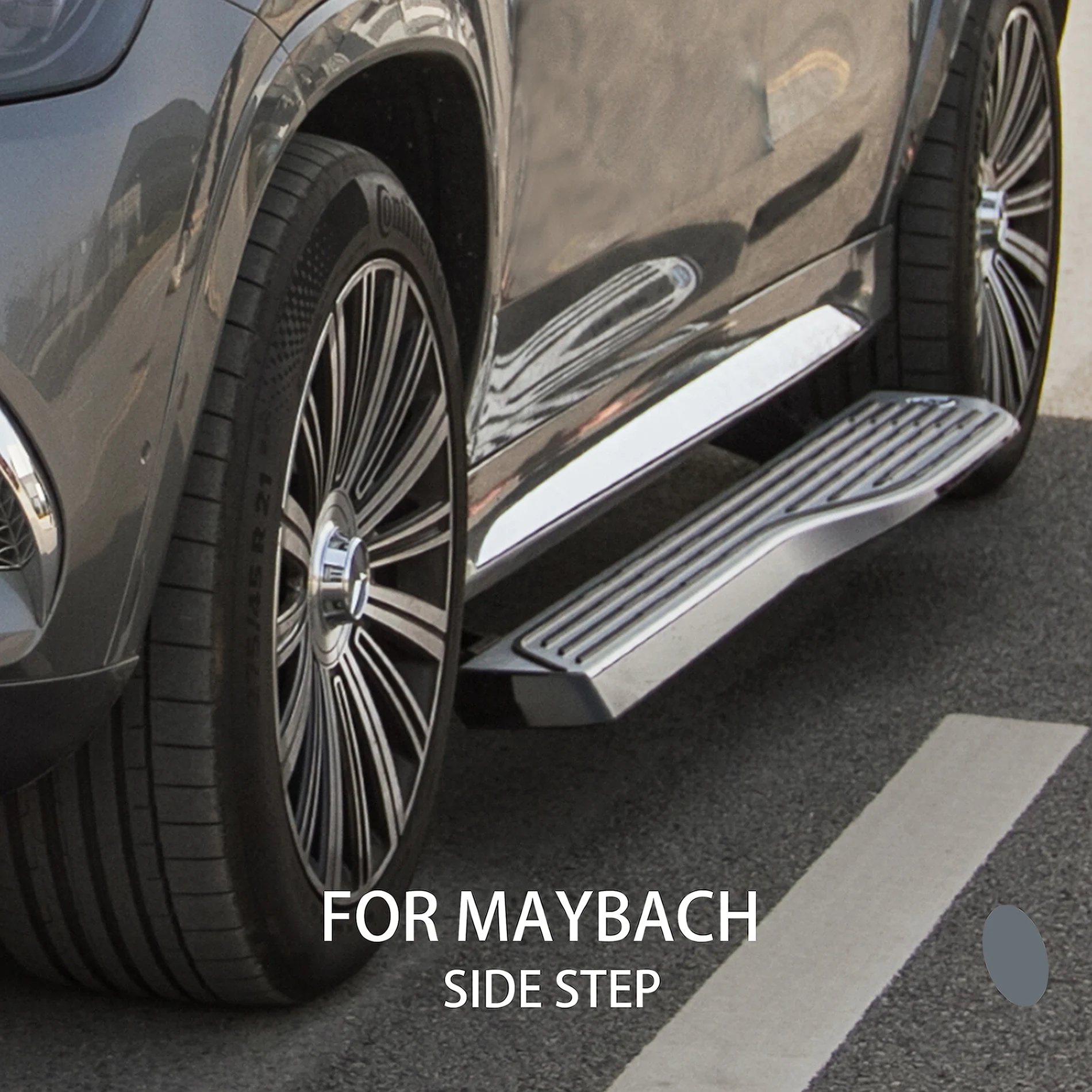 خطوات جانبية كهربائية إصدار W167 Maybach لسيارة Mercedes Benz GLS 450/480/600 2020+ لوحات تشغيل قابلة للنشر ملحقات سيارة فاخرة #4