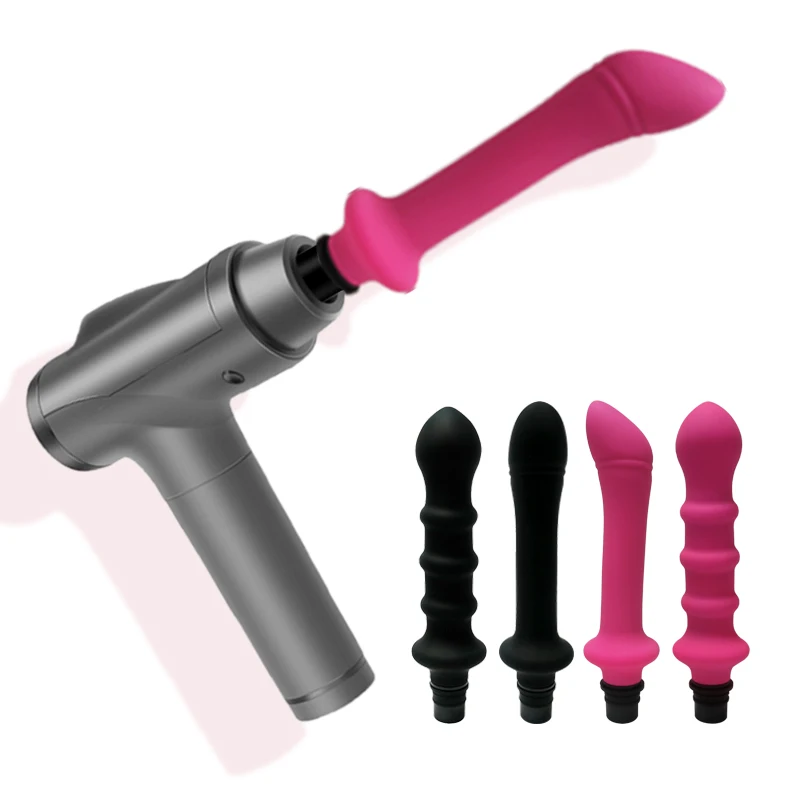 Cabeça de massagem Fascia Gun com conectores roscados, Fascia Gun, Dildo, 3 tamanhos, 12-13mm, 15-16mm, 18-19mm, 1 pc