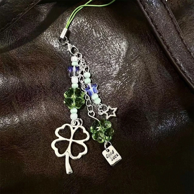 Брелок-для-телефона-ручной-работы-с-изображением-четырехлистного-клевера-стильная-цепочка-для-телефона-аксессуар-для-телефона-брелок-на-удачу-для-девушек-и-женщин