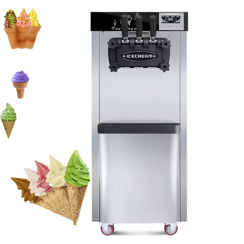 صنع آلة الآيس كريم التجارية الناعمة المتنقلة للبيع من الصين